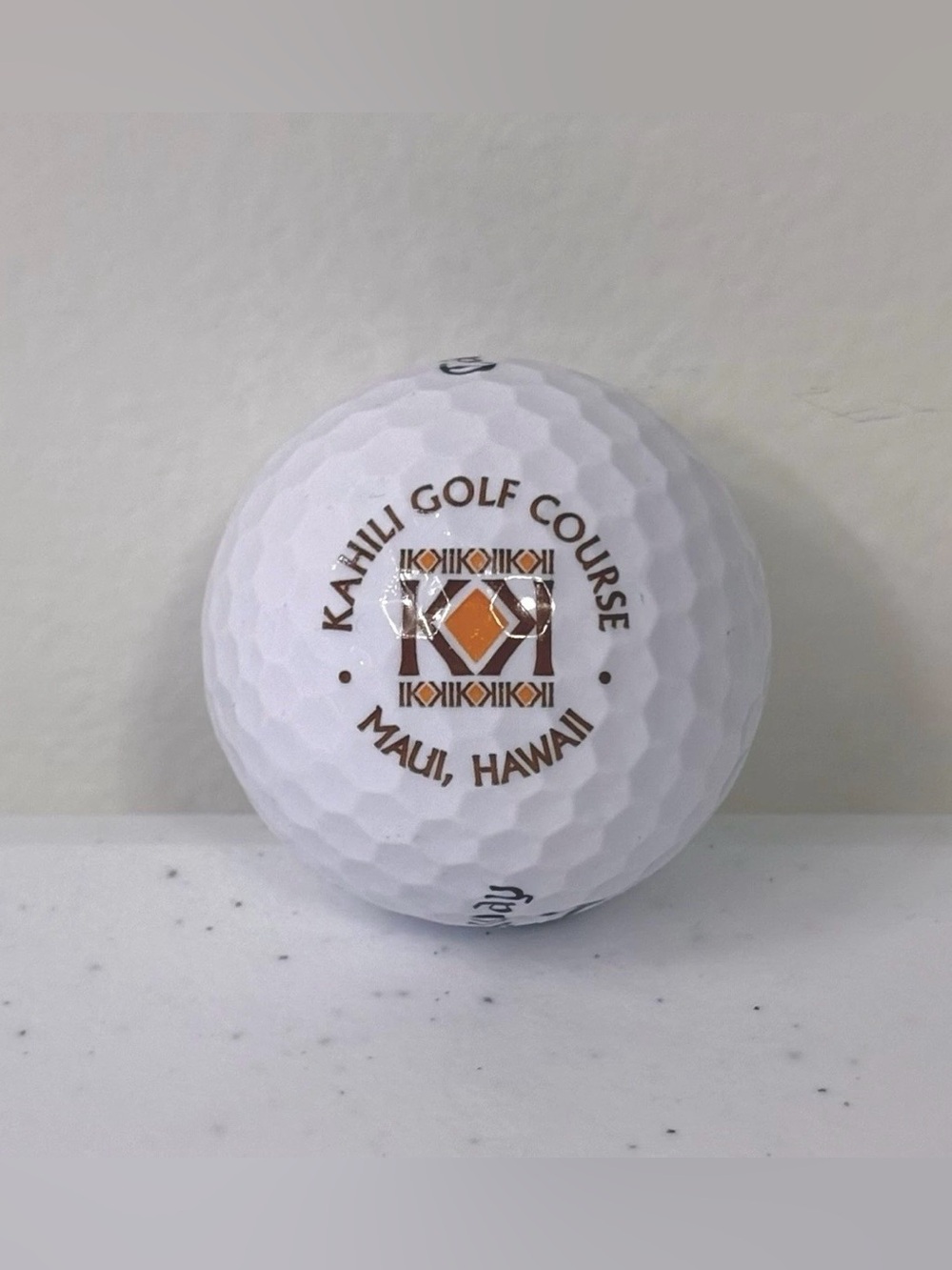 Callaway Kahili Golf Course OG Logo Callaway Supersoft Maui Hawaii Golf Ball